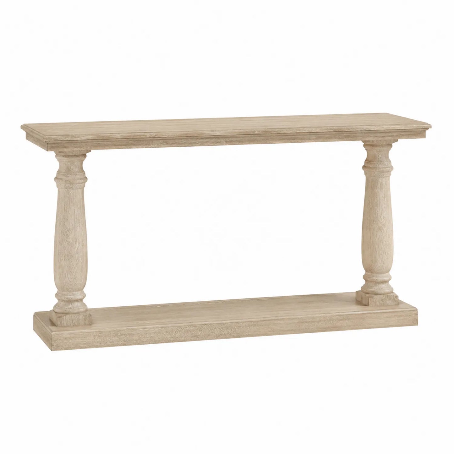 Konsolentisch Holz Natur 120cm x 35cm x 75cm