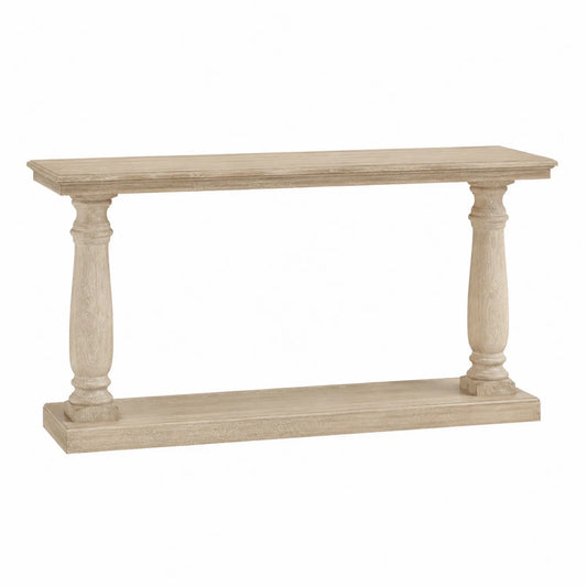 Konsolentisch Holz Natur 120cm x 35cm x 75cm